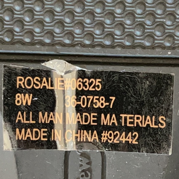 Comfort View Black Slides Size 8 Wide - Picture 9 of 11